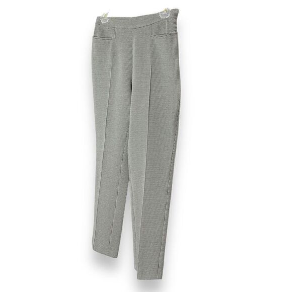 Akris punto Franca Houndstooth Cropped Trousers Black Cream Women’s Size 6 / S - Picture 7 of 16